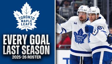 EVERY GOAL last season from the 2025-26 TORONTO MAPLE LEAFS 🍁 #32in32