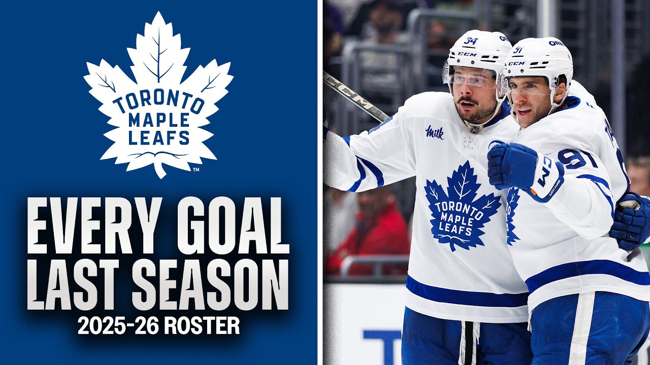 EVERY GOAL last season from the 2025-26 TORONTO MAPLE LEAFS 🍁 #32in32