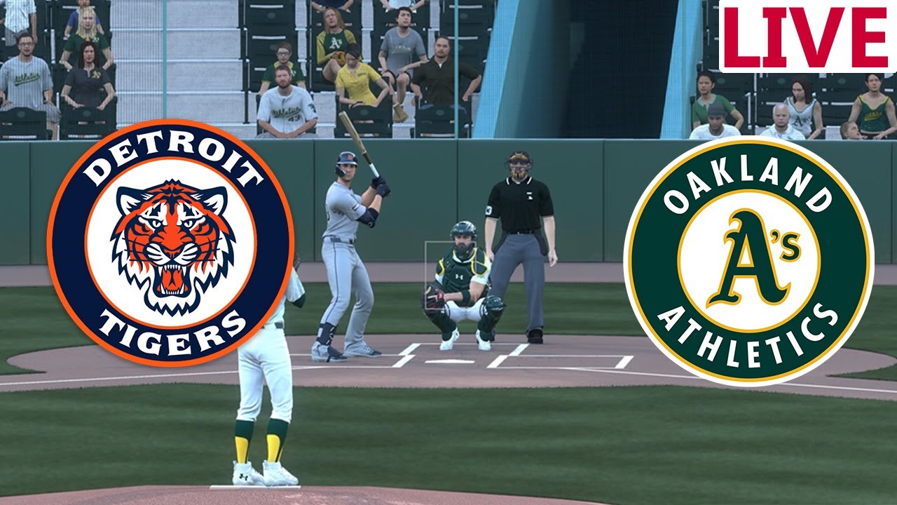 🔴LIVE 🔴 Detroit Tigers vs Oakland Athletics/August 27/Baseball today /  Mlb the show 25