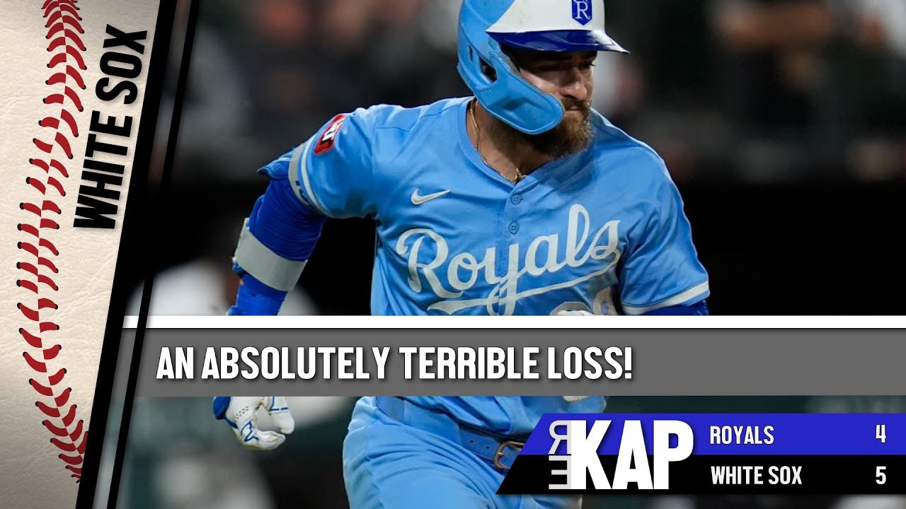 REKAP: ⚾️ Chicago White Sox 5-4 loss to Kansas City Royals. ‘An absolutely terrible loss!’