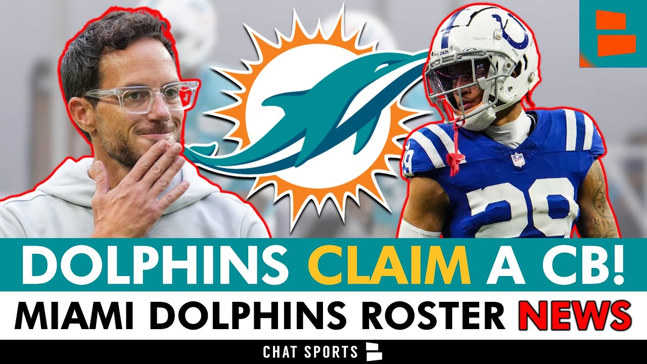 Miami Dolphins CLAIM A Cornerback Off NFL Waivers + Sign 15 Players To Practice Squad, Dolphins News