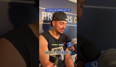 How does Willy feel being back in Milwaukee? 🥺 #milwaukee #brewers #mlb #baseball #414