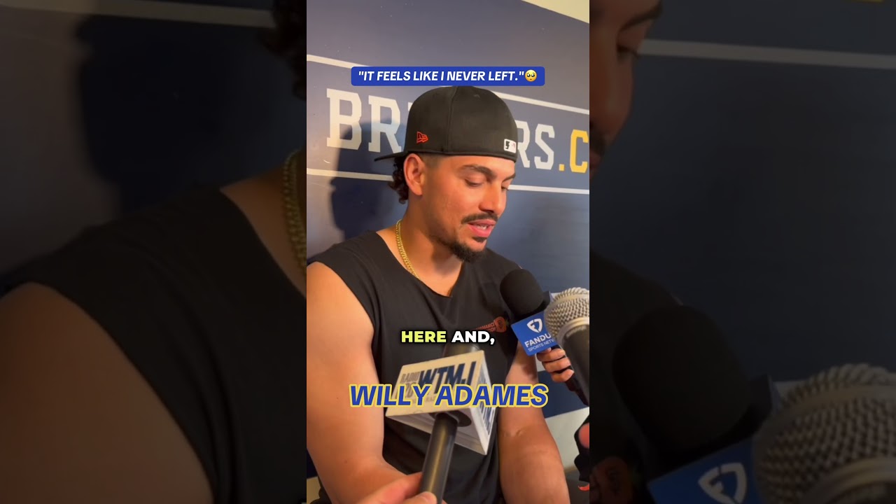 How does Willy feel being back in Milwaukee? 🥺 #milwaukee #brewers #mlb #baseball #414