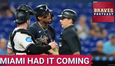 BRAVES POSTCAST: Atlanta Braves BLOW OUT Miami Marlins AGAIN to win series LIVE REACTION