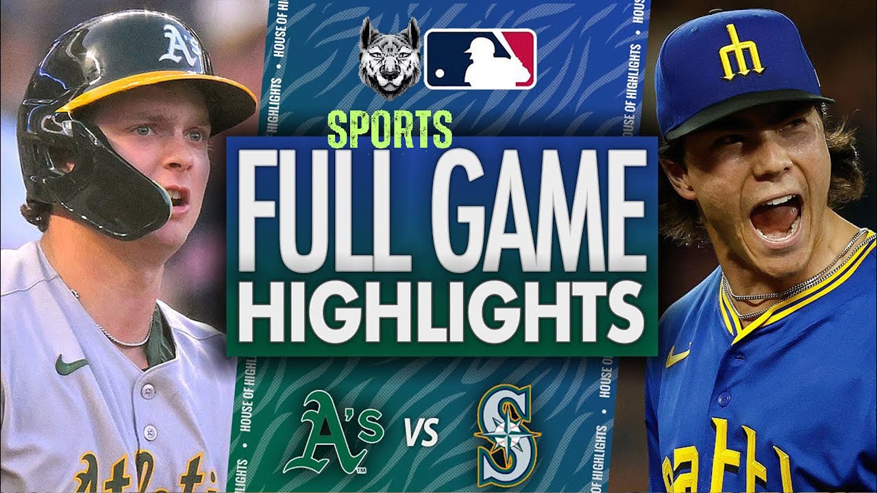 Oakland Athletics vs Seattle Mariners - FULL GAME HIGHLIGHTS _ August 22, 2025