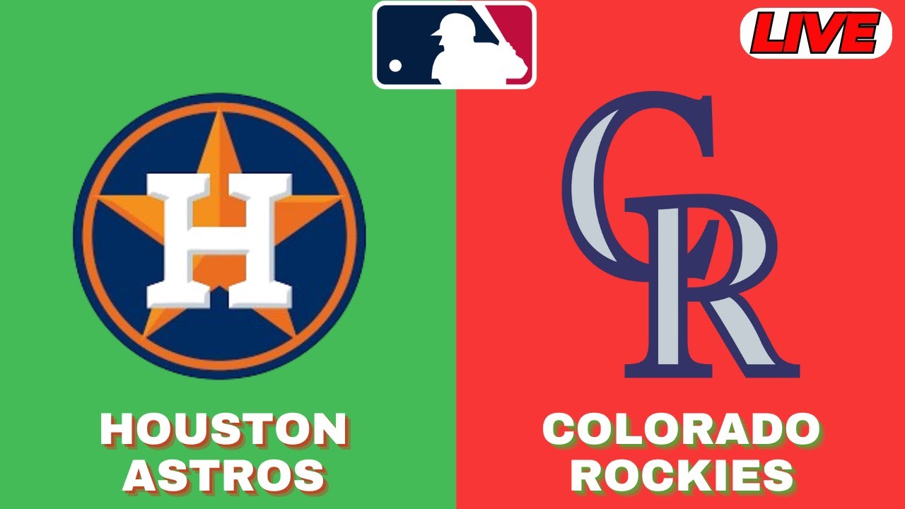 🔴LIVE : Colorado Rockies Vs Houston Astros | MLB 2025 | MLB Live Baseball Score