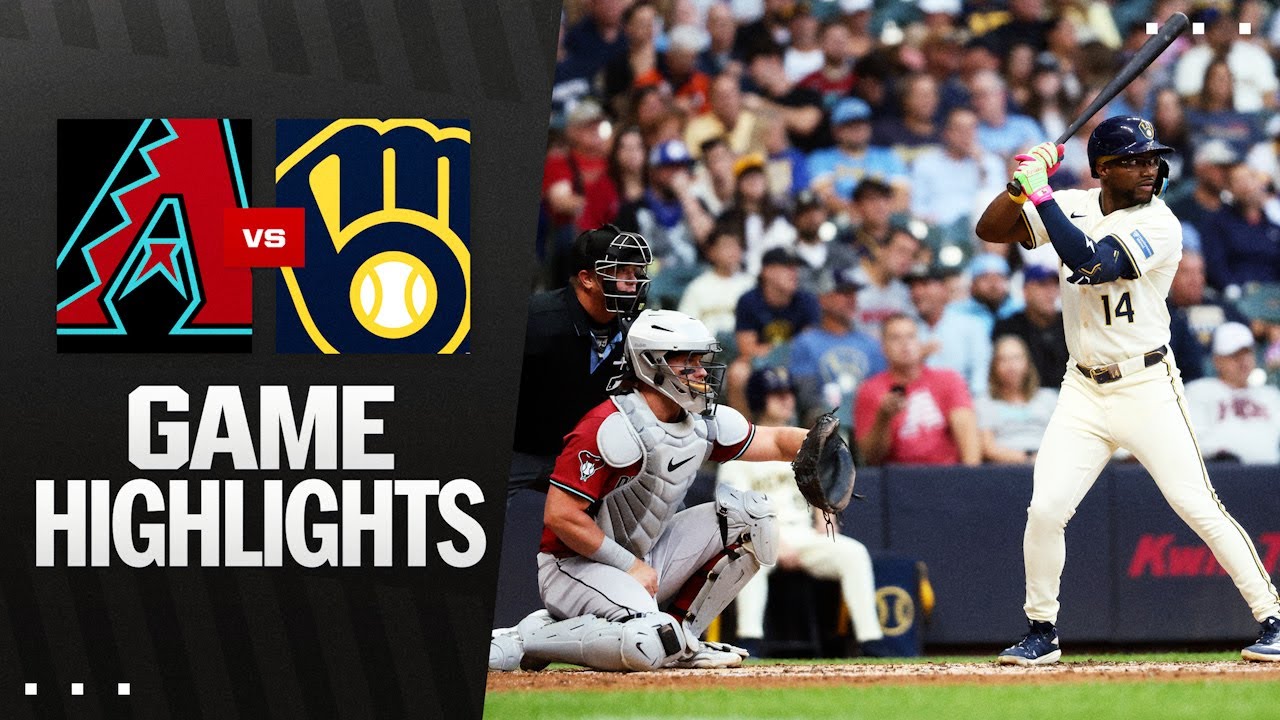 D-backs vs. Brewers Game Highlights (8/27/25) | MLB Highlights