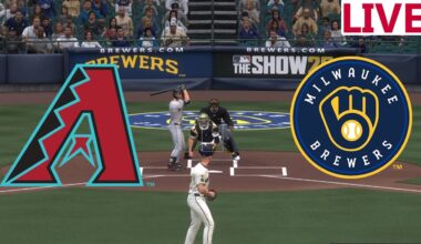 🔴LIVE 🔴Arizona Diamondbacks VS Milwaukee Brewers / August 27 / /MLB THE SHOW 25