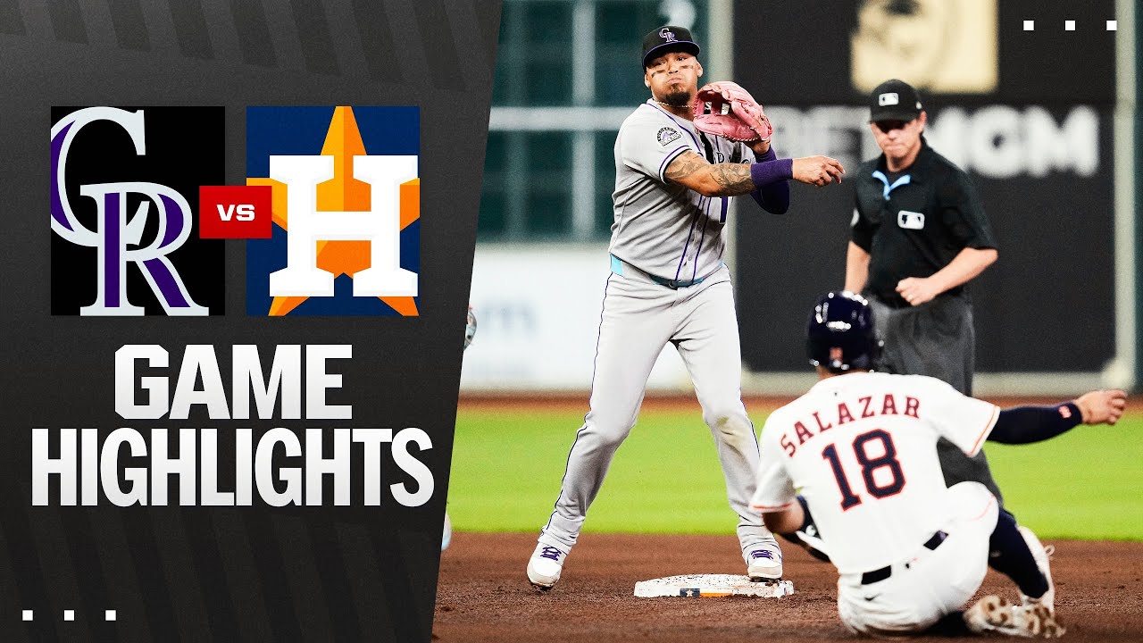 Rockies vs. Astros Game Highlights (8/27/25) | MLB Highlights
