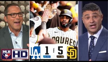 MLB Network BREAKING DOWN Padres beat Dodgers 5-1; move into sole possession of 1st place in NL West