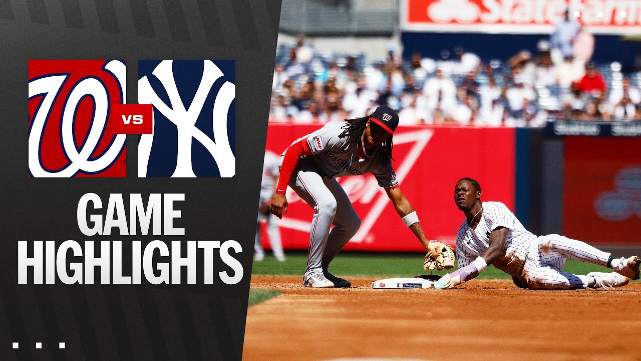 Nationals vs. Yankees Game Highlights (8/27/25) | MLB Highlights