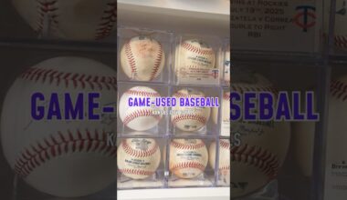 Kansas City Royals Game-Used Baseball #baseballmemorabilia