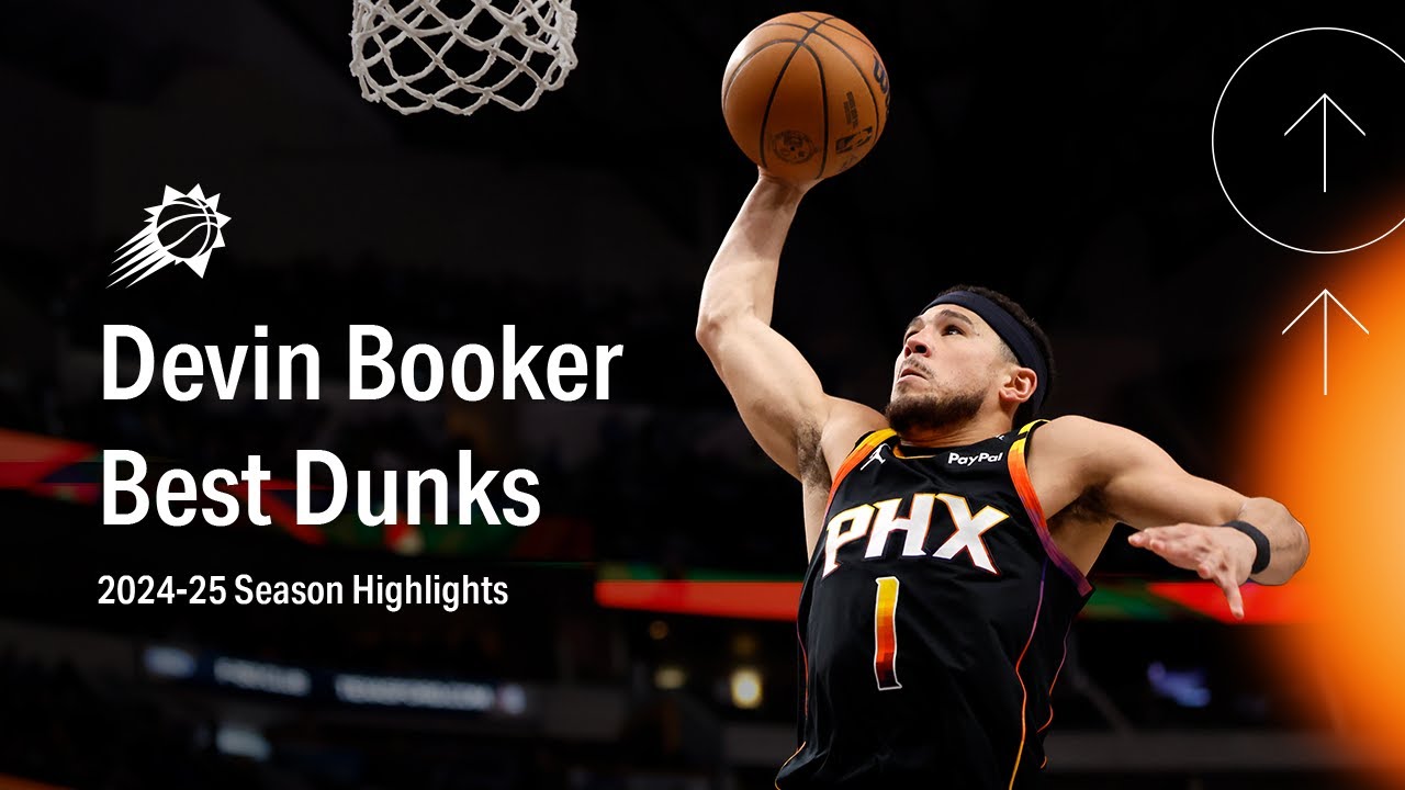 Devin Booker's Top 10 Dunks of 2024-25 | Phoenix Suns Player Highlights