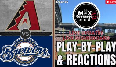 🔴LIVE Arizona Diamondbacks vs Milwaukee Brewers - Play-By-Play & Reactions (8/28/25)