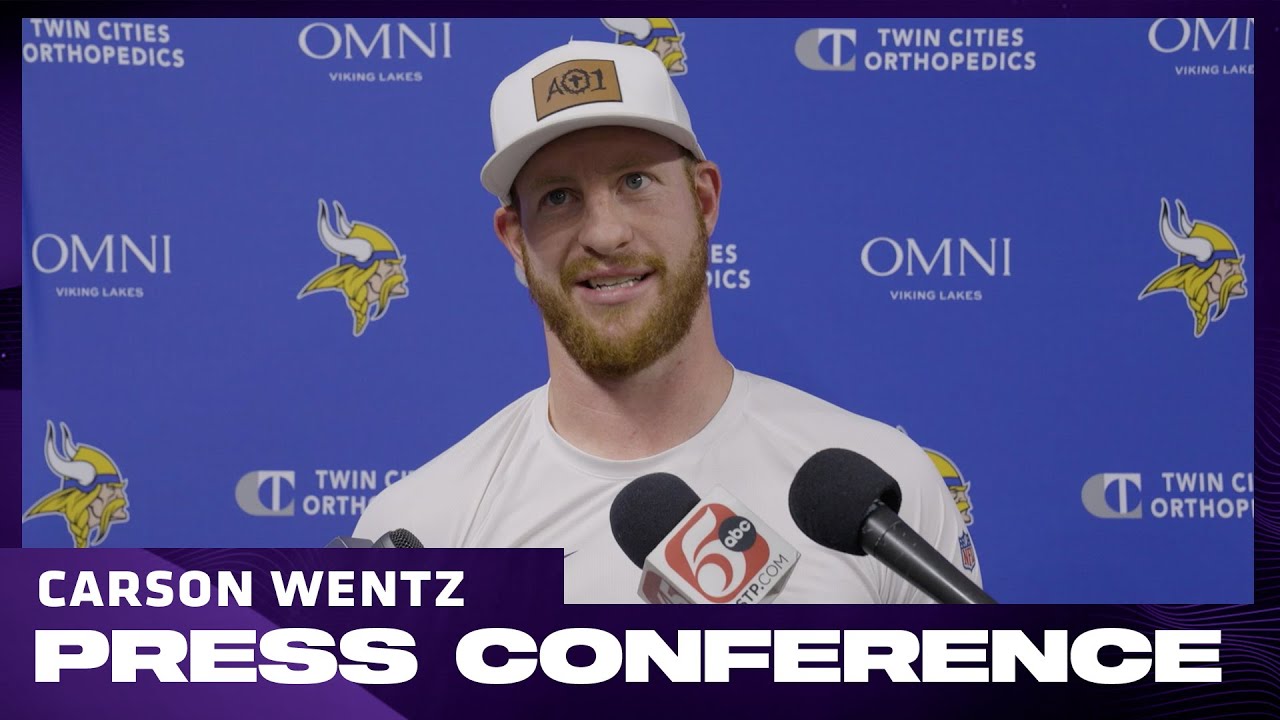 Carson Wentz on Signing with Vikings, Playing for Childhood Team, First Impressions of J.J. McCarthy