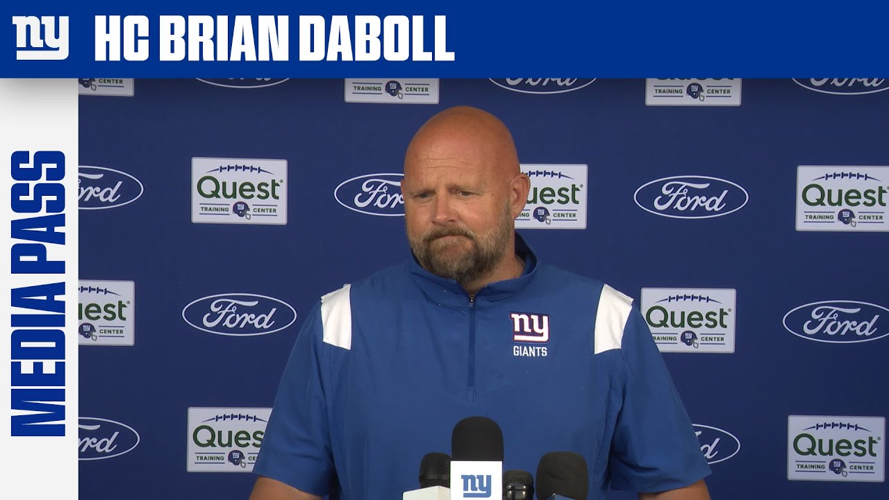 Coach Daboll Announces Giants 2025 Captains | New York Giants