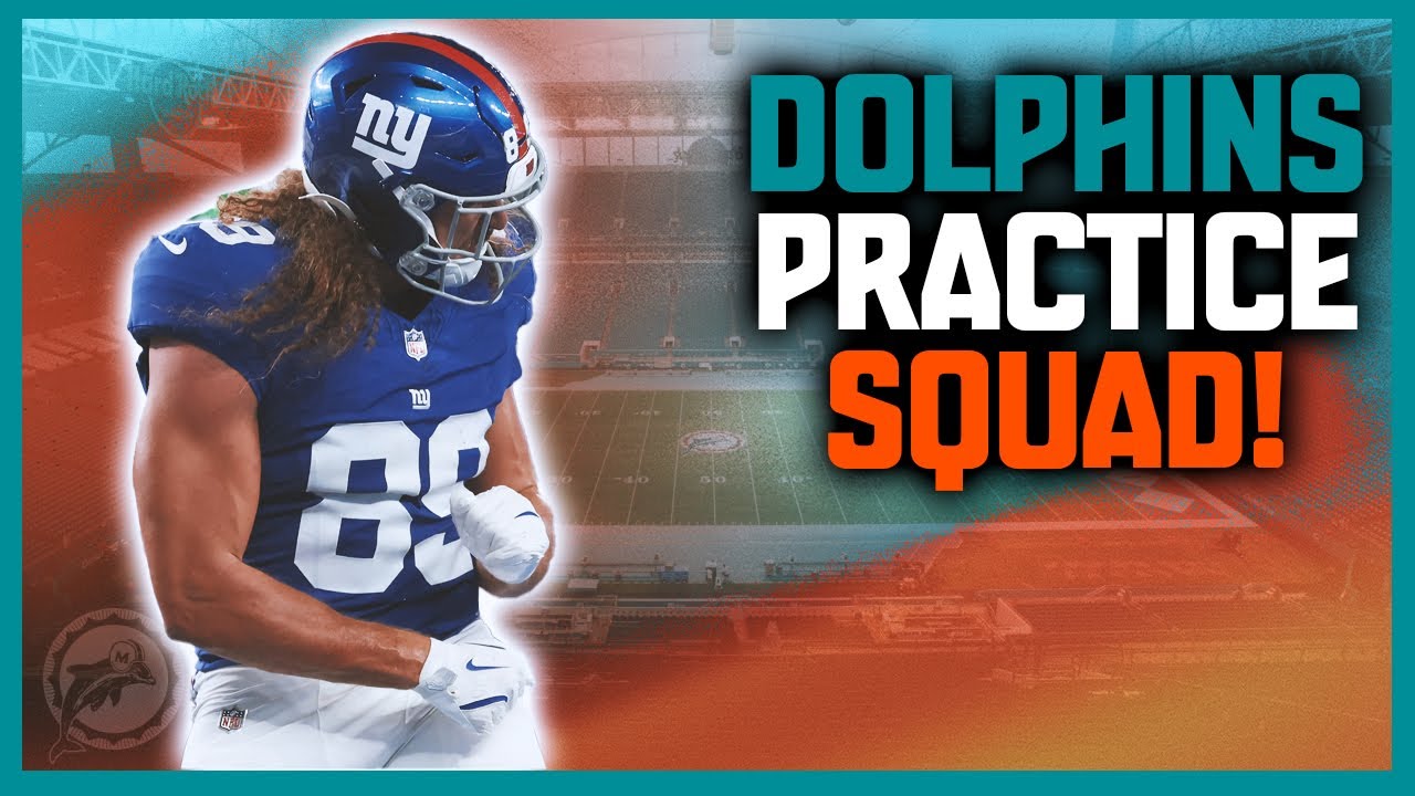 Miami Dolphins 2025 Practice Squad & More!!