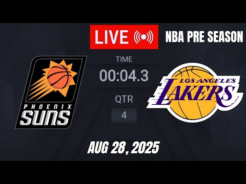 NBA LIVE! Los Angeles Lakers vs Phoenix Suns | August 29, 2025 | Lakers vs Suns LIVE (2K25)