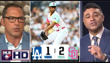 MLB Network BREAKING DOWN San Diego Padres beat Dodgers and Shohei Ohtani 2-1 to even NL West race