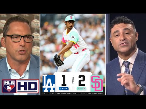 MLB Network BREAKING DOWN San Diego Padres beat Dodgers and Shohei Ohtani 2-1 to even NL West race