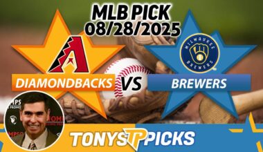 Arizona Diamondbacks vs Milwaukee Brewers Pick 8/28/25 MLB Pick Prediction