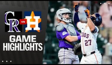 Rockies vs. Astros Game Highlights (8/28/25) | MLB Highlights