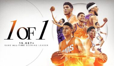 All of the content from when Devin Booker became the Phoenix Suns all-time leading scorer.