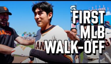 Jung Hoo Lee Hits First Major League Walk-Off | San Francisco Giants vs Chicago Cubs Highlights