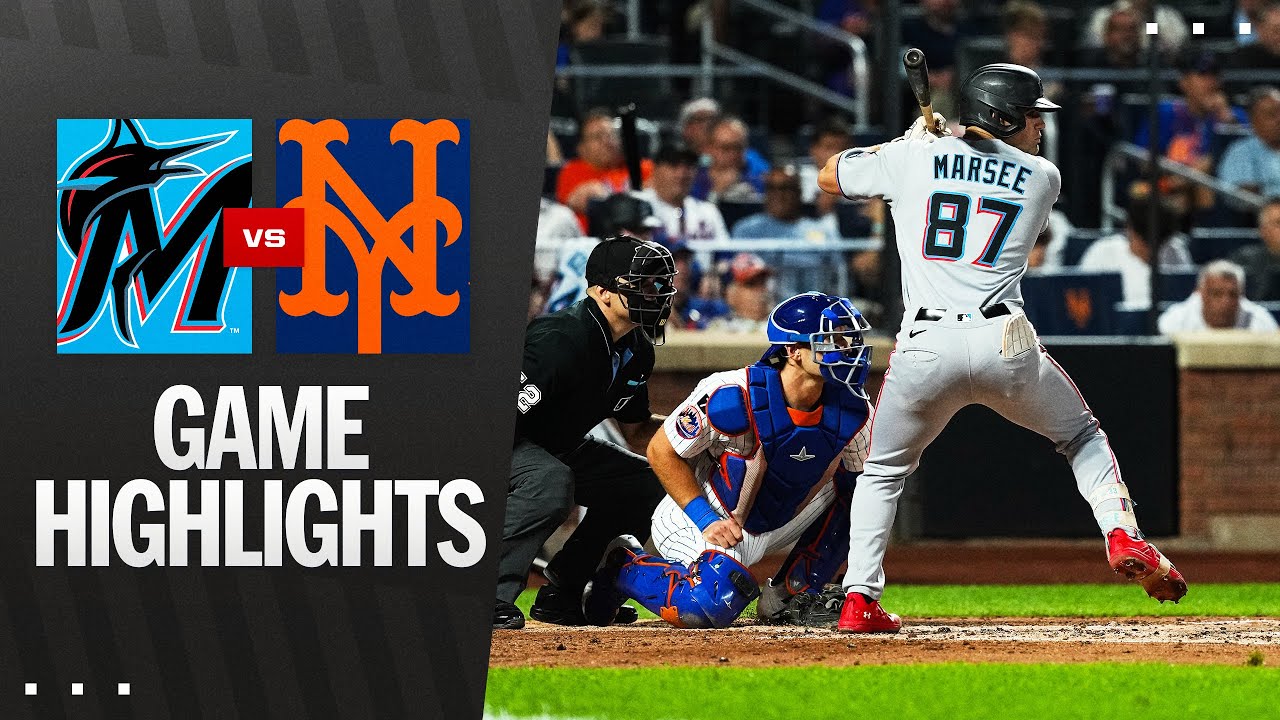 Marlins vs. Mets Game Highlights (8/28/25) | MLB Highlights