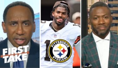 FIRST TAKE | Bring Shedeur Sanders to Steelers ASAP! - Ryan Clark tells Stephen A. on Browns QB room