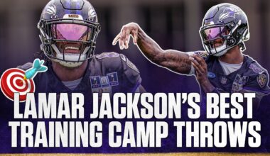 Watch Lamar Jackson's Best Throws of Training Camp | Baltimore Ravens