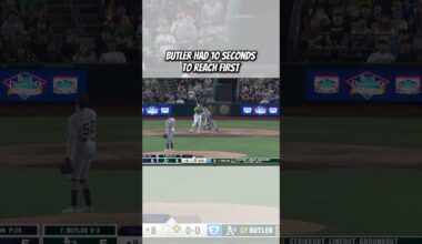 Lawrence Butler Learns Why You ALWAYS Hustle in Baseball 😬⚾