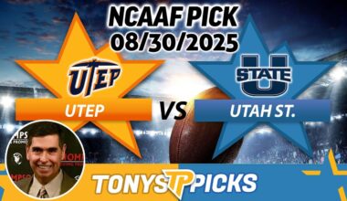 UTEP vs Utah St Pick 8/30/25 NCAAF Week 1 Pick Prediction