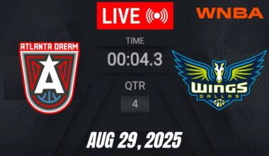 LIVE: Dallas Wings vs Atlanta Dream I WNBA Regular Season 2025 ! August 29, 2025 2K Live