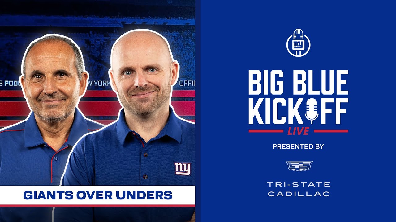 Giants Over Unders | Big Blue Kickoff Live | New York Giants
