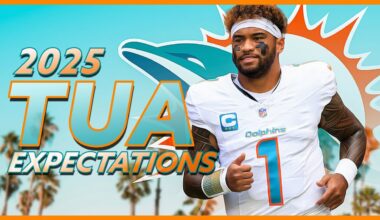 Miami Dolphins Tua Tagovailoa 2025 Expectations!