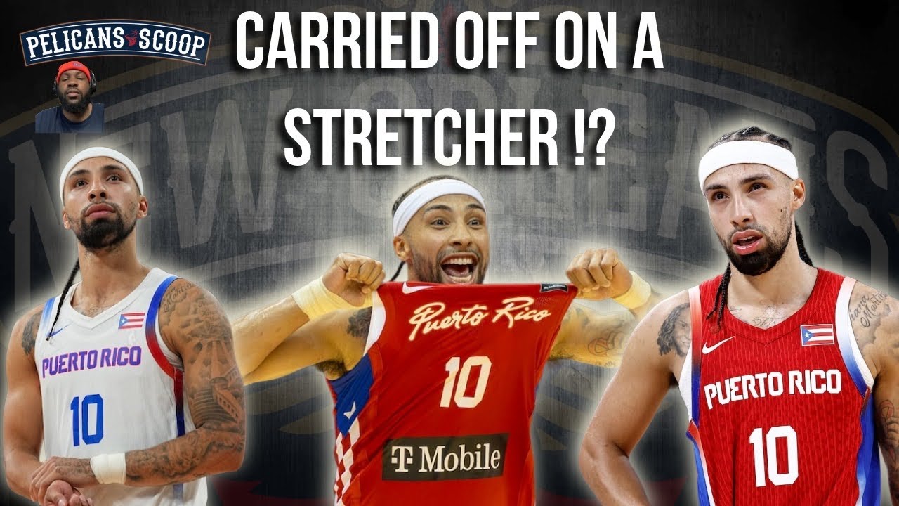 Jose Alvarado STRETCHERED Off in FIBA Match—Pelicans' Injury Curse STRIKES AGAIN!