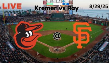 Baltimore Orioles @ San Francisco Giants | LIVE! Play-by-Play & Commentary | 8/29/25 | Game #135