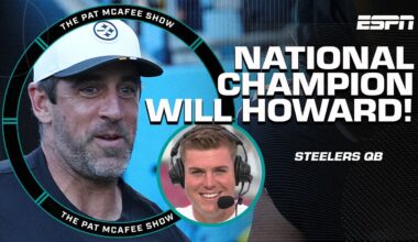 Will Howard is HONORED to learn behind Aaron Rodgers in Pittsburgh 🤝 | The Pat McAfee Show