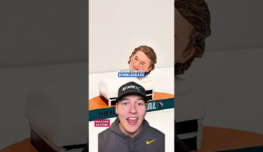 The San Jose Sharks Gave the Reveal on the Macklin Celebrini, Will Smith, and Toffoli Bobbleheads!