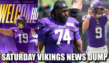 Minnesota Vikings News Dump (8.30.2025) | Thielen Wanted to Go Home, Best Move? McCarthy Influential