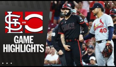 Cardinals vs. Reds Game Highlights (8/29/25) | MLB Highlights