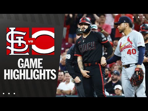 Cardinals vs. Reds Game Highlights (8/29/25) | MLB Highlights