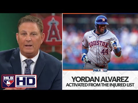 MLB Now | “Astros the scariest team in AL” — Dan Plesac reacts to Yordan Alvarez activated from IL