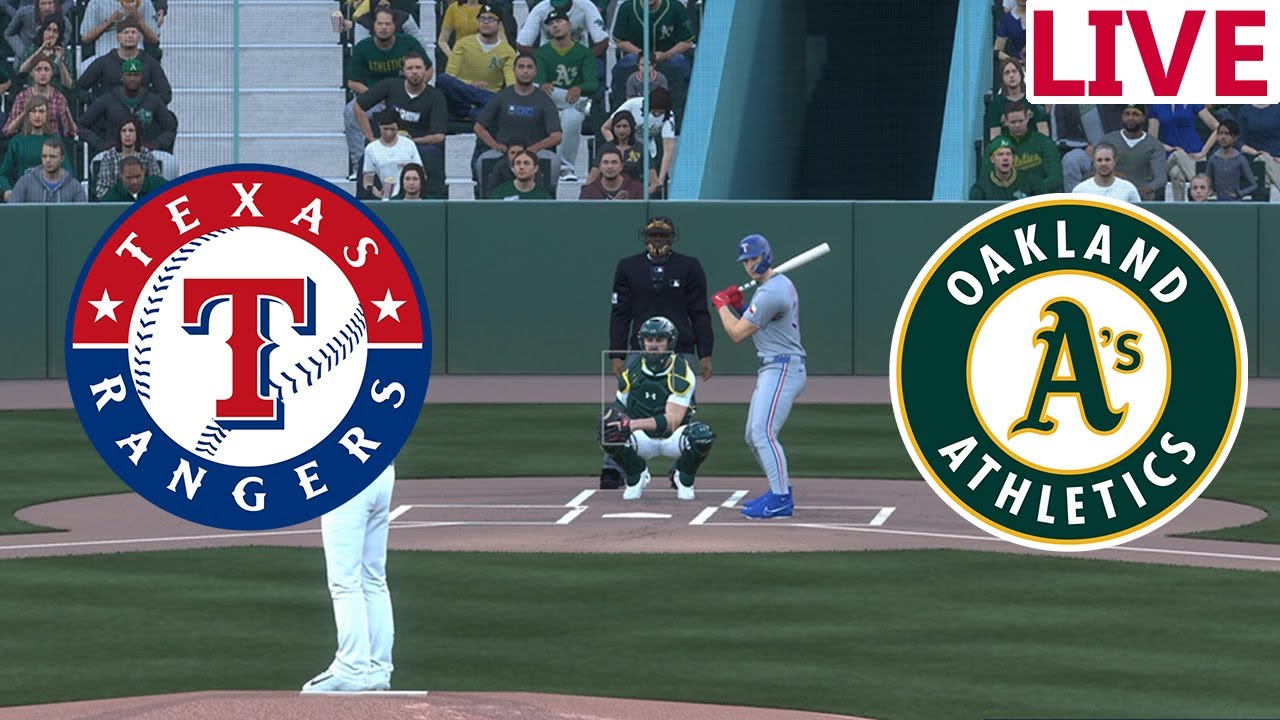 🔴LIVE 🔴 Texas Rangers vs Oakland Athletics/August 29/Baseball today /  Mlb the show 25