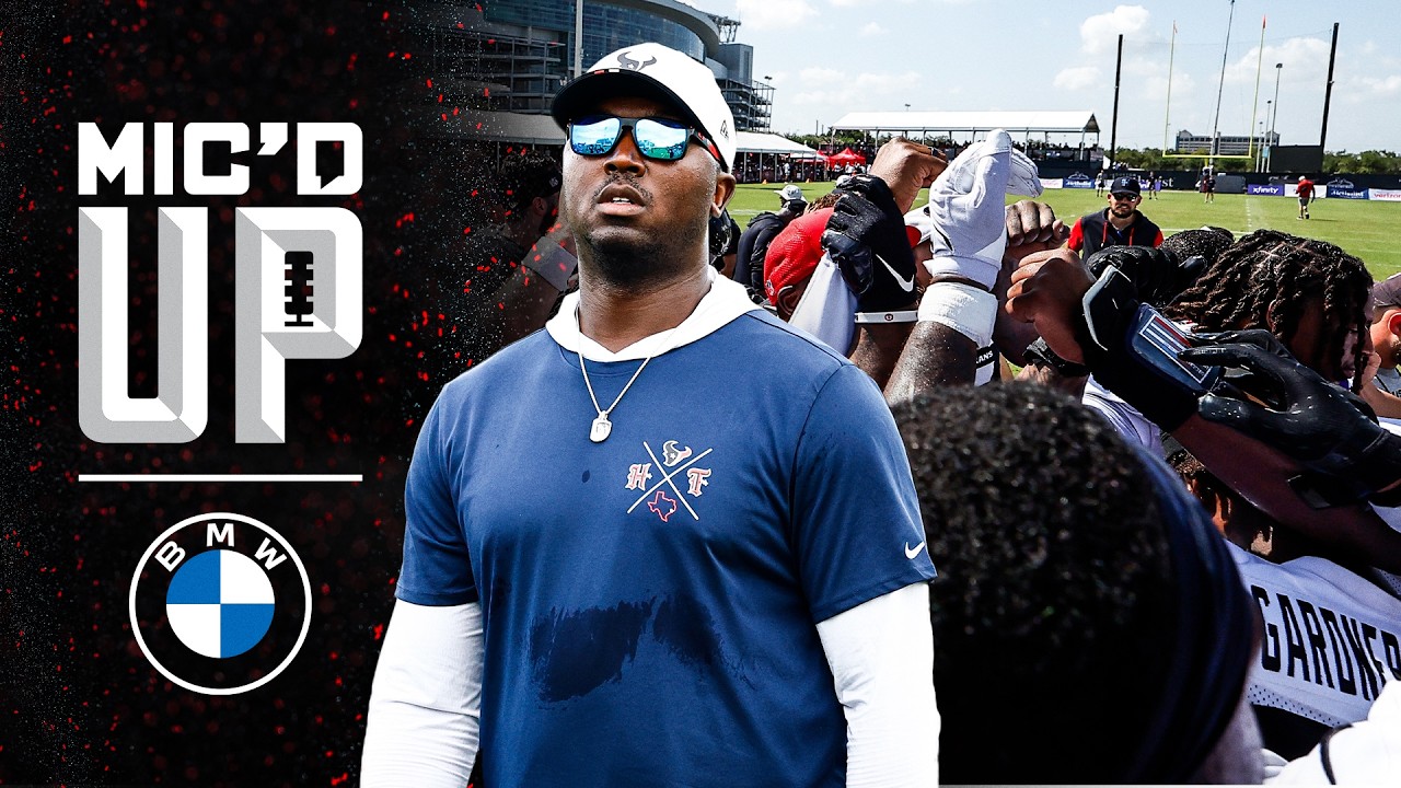 Mic’d Up: Texans QB Coach Jerrod Johnson COMMANDS the Field 👑