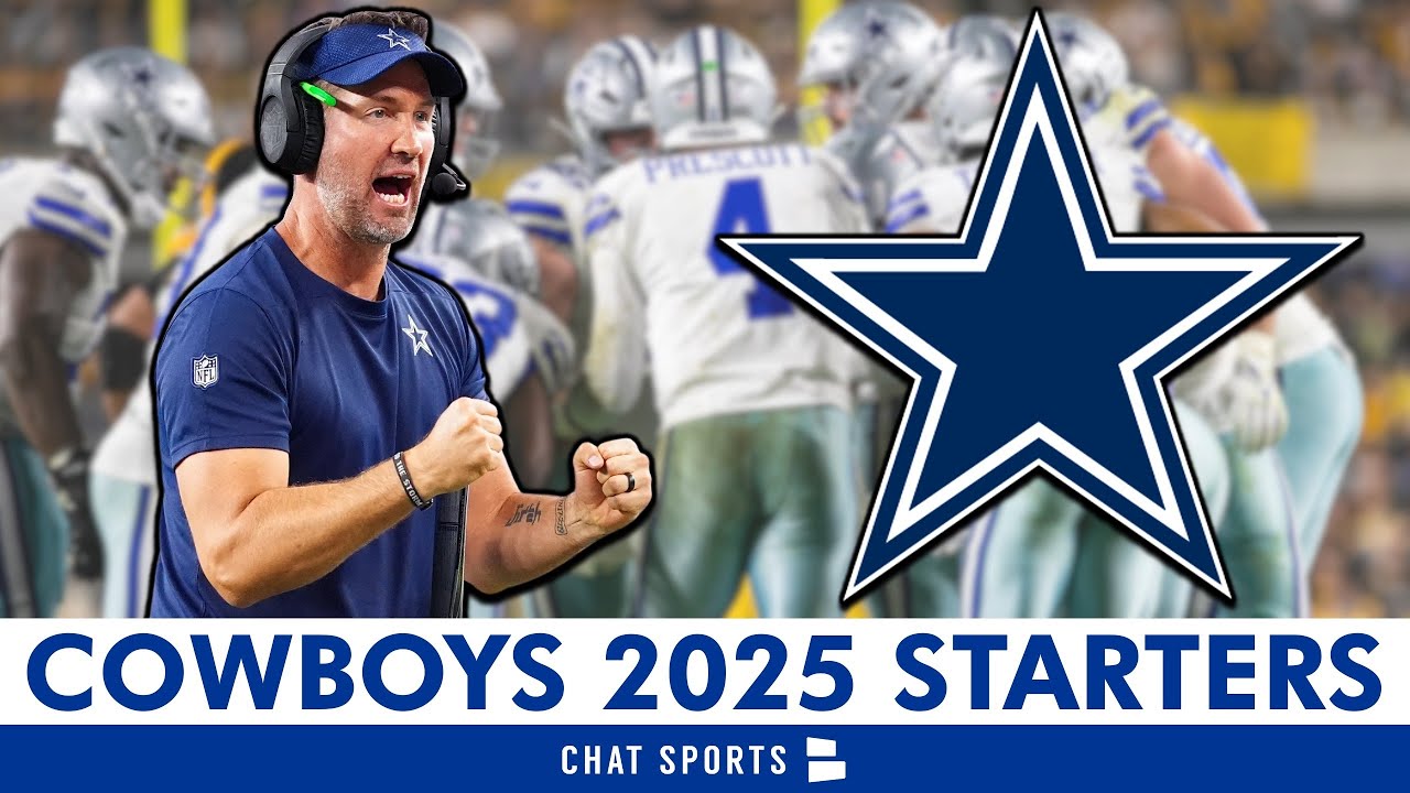Dallas Cowboys Starters For 2025 Entering Their NFL Week 1 Game Against The Philadelphia Eagles