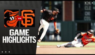 Orioles vs. Giants Game Highlights (8/30/25) | MLB Highlights