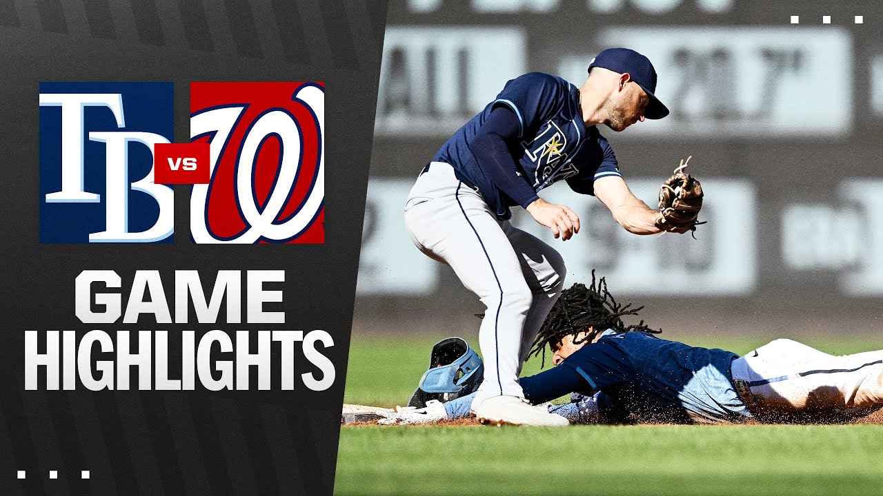 Rays vs. Nationals Game Highlights (8/30/25) | MLB Highlights