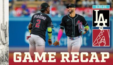 D-backs vs. Dodgers Game Highlights (8/30/25) | MLB Highlights | Arizona Diamondbacks